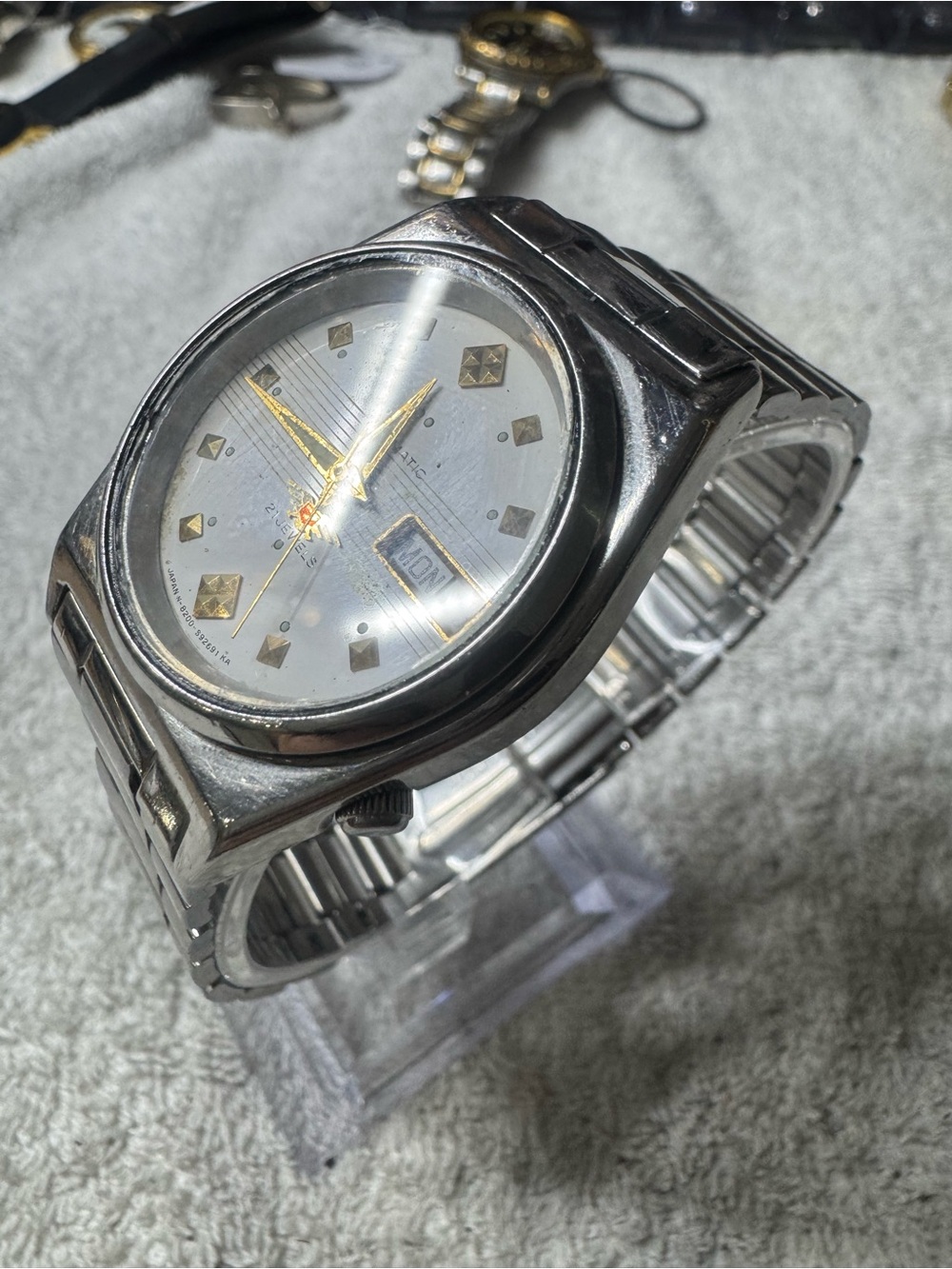 Citizen Silver Stainless Steel Analog Watch with Day-Date